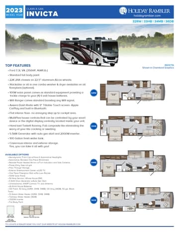2023 Holiday Rambler Invicta Flyer