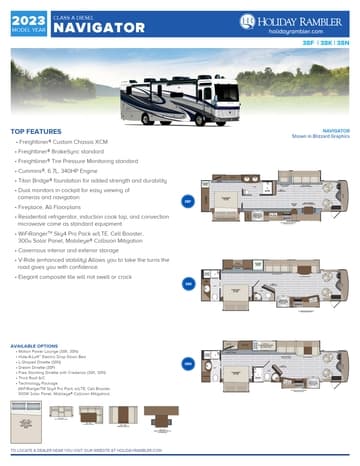 2023 Holiday Rambler Navigator Flyer