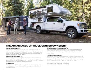 2023 Lance Truck Campers Brochure page 18