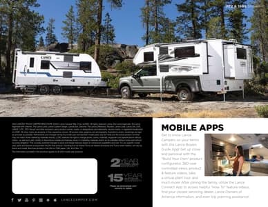 2023 Lance Truck Campers Brochure page 20