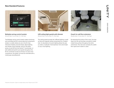 2023 Leisure Travel Vans Product Updates Brochure page 3