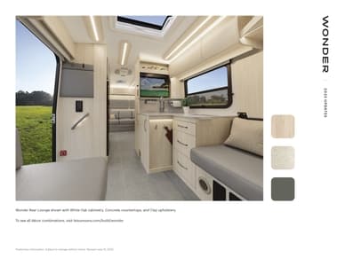 2023 Leisure Travel Vans Product Updates Brochure page 12