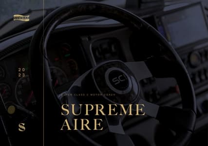 2023 Newmar Supreme Aire Brochure page 1
