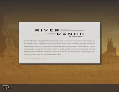 2023 Palomino River Ranch Brochure page 2