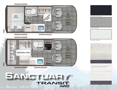 2023 Thor Sanctuary Transit Flyer page 1