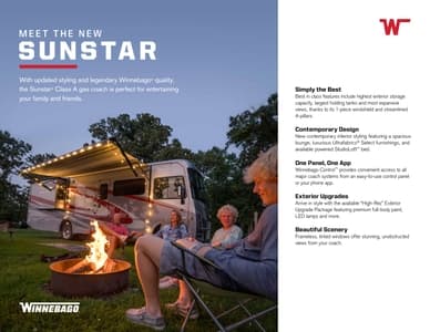 2023 Winnebago Sunstar Flyer page 1
