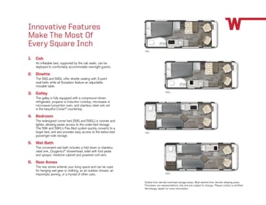 2023 Winnebago Travato Brochure page 9