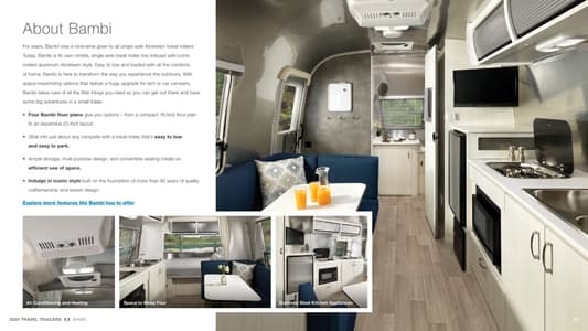 2024 Airstream Bambi Brochure page 2