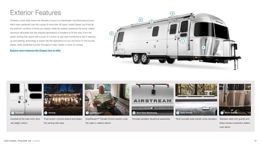 2024 Airstream Classic Brochure page 9