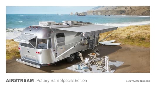 2024 Airstream Pottery Barn Special Edition Brochure page 1