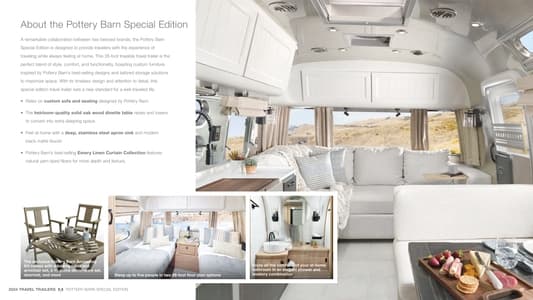 2024 Airstream Pottery Barn Special Edition Brochure page 2