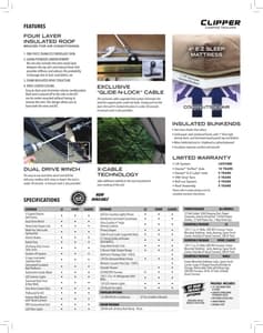 2024 Coachmen Clipper Flyer page 2