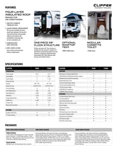 2024 Coachmen Clipper Brochure page 2