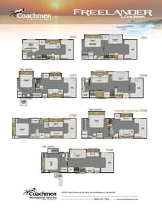 2024 Coachmen Freelander Brochure page 1