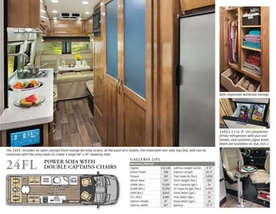 2024 Coachmen Galleria Brochure page 3