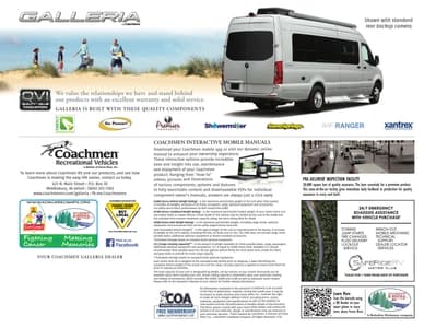 2024 Coachmen Galleria Brochure page 12