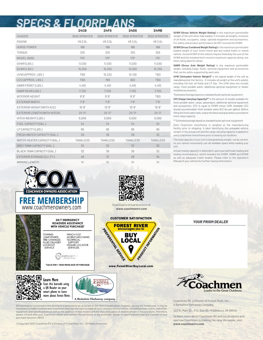 2024 Coachmen Prism Flyer | Download RV brochures ...