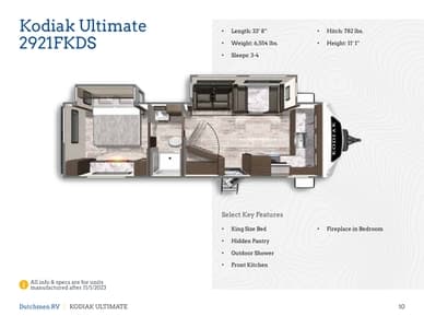 2024 Dutchmen Kodiak Ultimate Brochure page 10