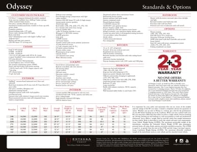 2024 Entegra Coach Odyssey Flyer page 2