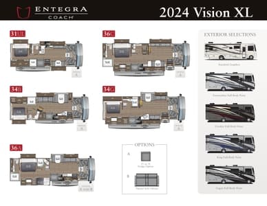2024 Entegra Coach Vision XL Flyer page 1