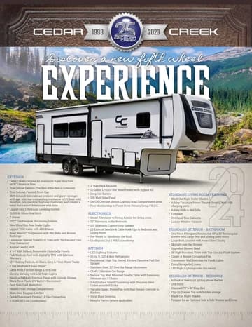 2024 Forest River Cedar Creek Experience Brochure