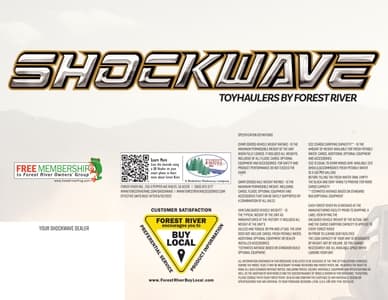 2024 Forest River Shockwave Brochure page 4