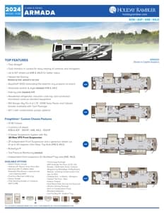 2024 Holiday Rambler Armada Flyer page 1