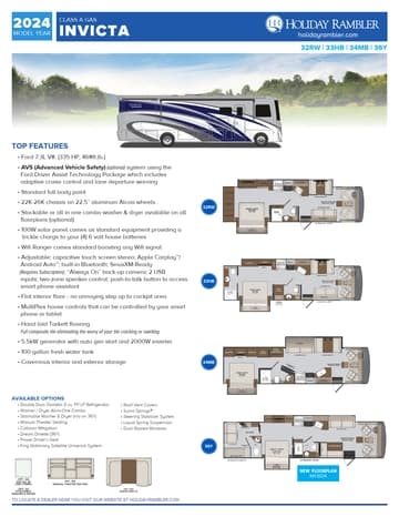 2024 Holiday Rambler Invicta Flyer