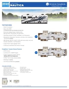 2024 Holiday Rambler Nautica Flyer page 1