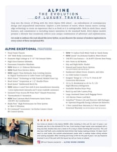 2024 Keystone RV Alpine Brochure page 3