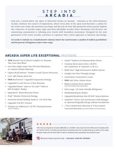 2024 Keystone RV Arcadia Brochure page 3