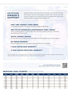 2024 Keystone RV Montana High Country Brochure page 6