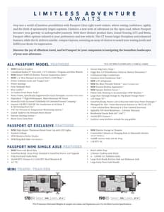 2024 Keystone RV Passport Brochure page 2