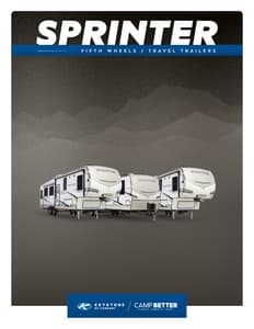 2024 Keystone RV Sprinter Brochure page 1