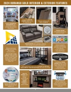 2024 KZ RV Durango Gold Brochure page 5