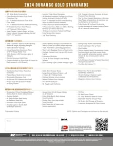 2024 KZ RV Durango Gold Brochure page 6