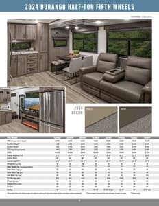 2024 KZ RV Durango Half Ton Brochure page 2