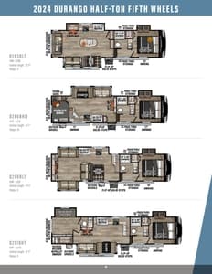 2024 KZ RV Durango Half Ton Brochure page 4