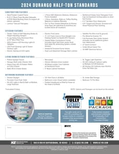 2024 KZ RV Durango Half Ton Brochure page 6