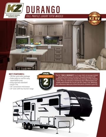 2024 KZ RV Durango Brochure