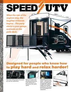 2024 KZ RV Robby Gordon Speed UTV Venom Brochure page 2