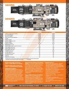2024 KZ RV Robby Gordon Speed UTV Venom Brochure page 4