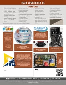 2024 KZ RV Sportsmen SE Brochure page 4