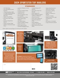 2024 KZ RV Sportster Brochure page 4