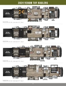 2024 KZ RV Venom Brochure page 2