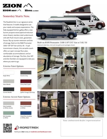 2024 Roadtrek Zion Flyer