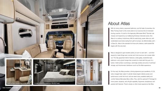 2025 Airstream Atlas Brochure page 2