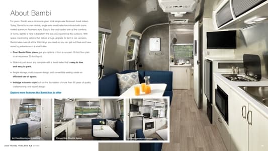 2025 Airstream Bambi Brochure page 2