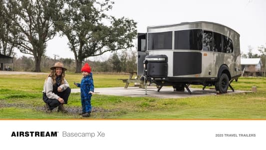 2025 Airstream Basecamp Xe Brochure page 1
