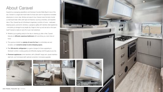 2025 Airstream Caravel Brochure page 2